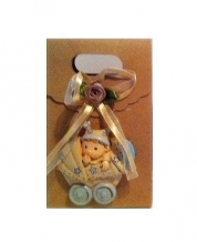 Muziekdoosje Baby in Kinderwagen Jongen Muziekdoosje Baby in Kinderwagen Jongen